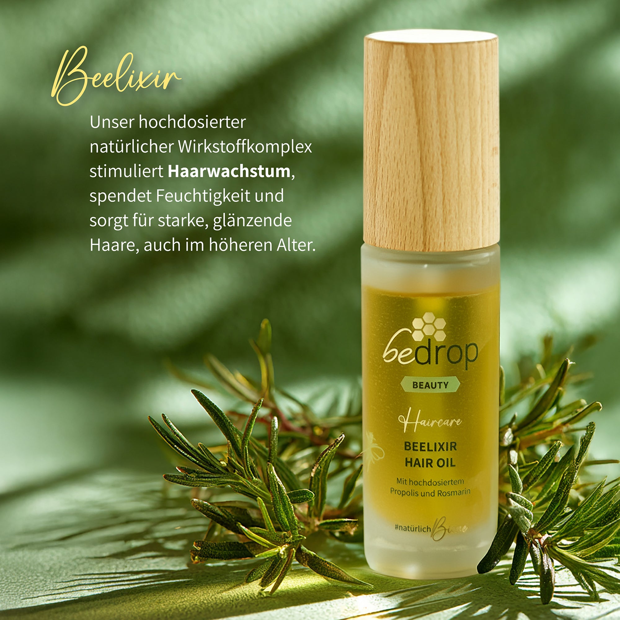 BEELIXIR HAIR OIL / Hair oil with manuka honey, propolis and rosemary extract - 30ml