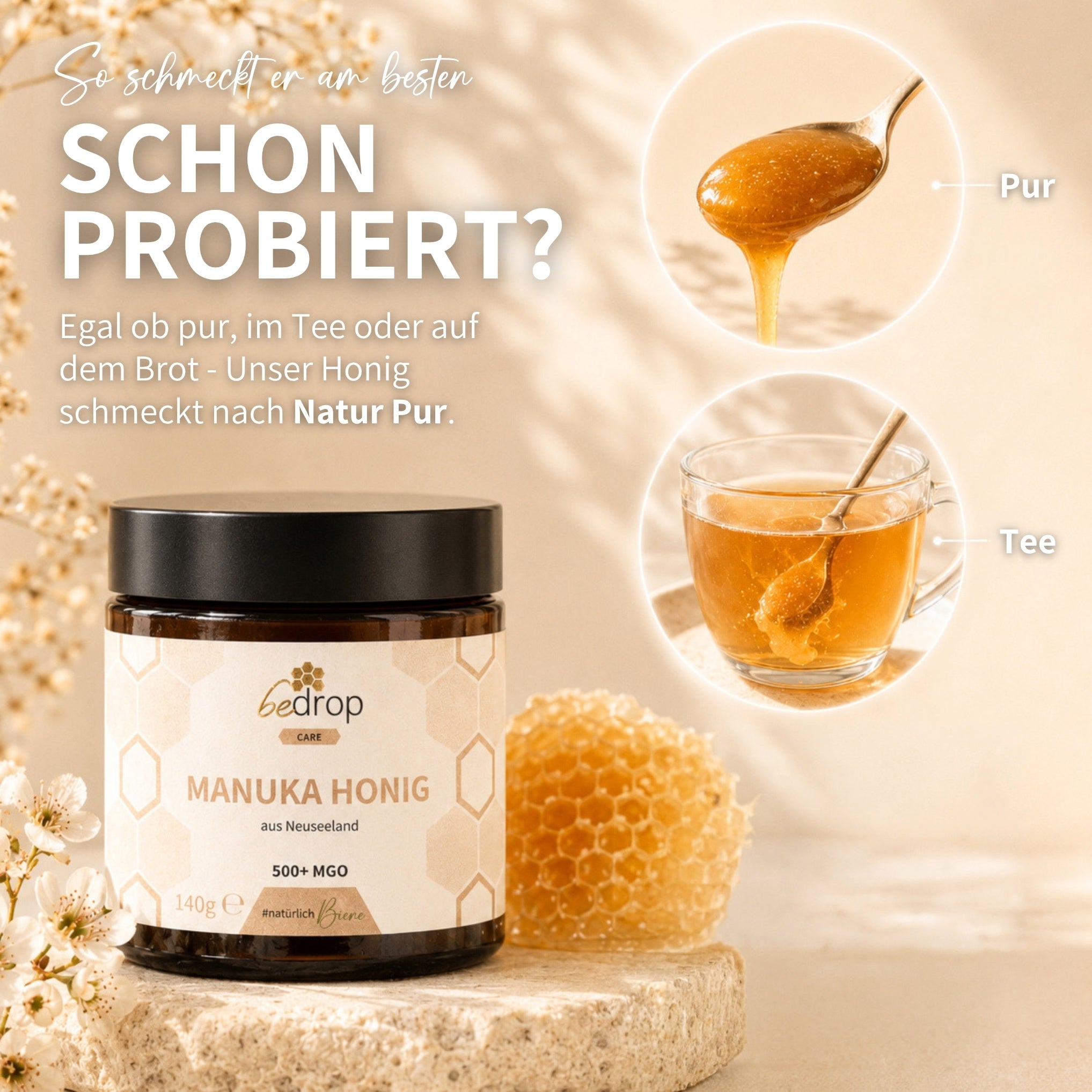 Manuka honey 140g with MGO 500+