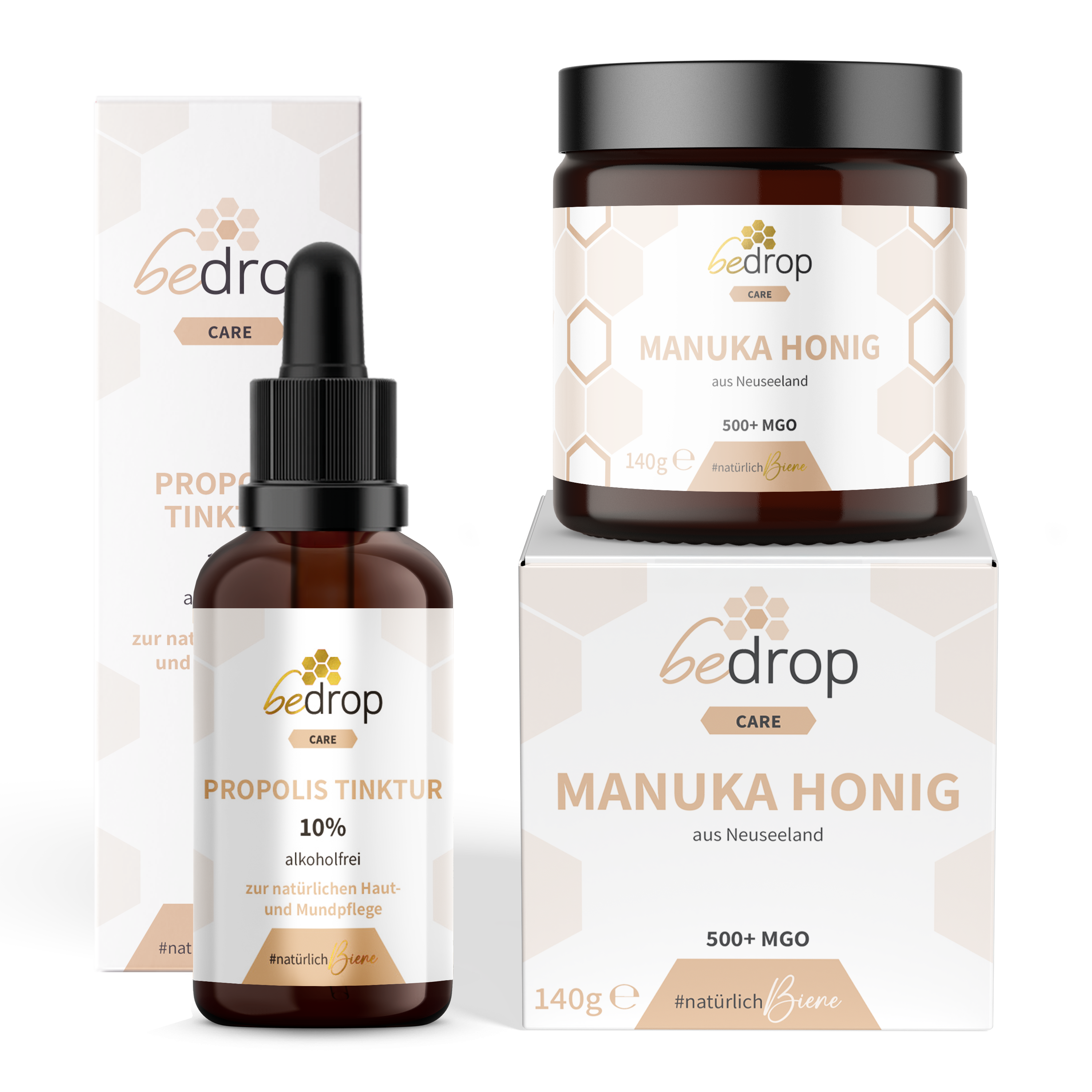 The children's set | Manuka honey MGO 500 + propolis tincture (alcohol-free)