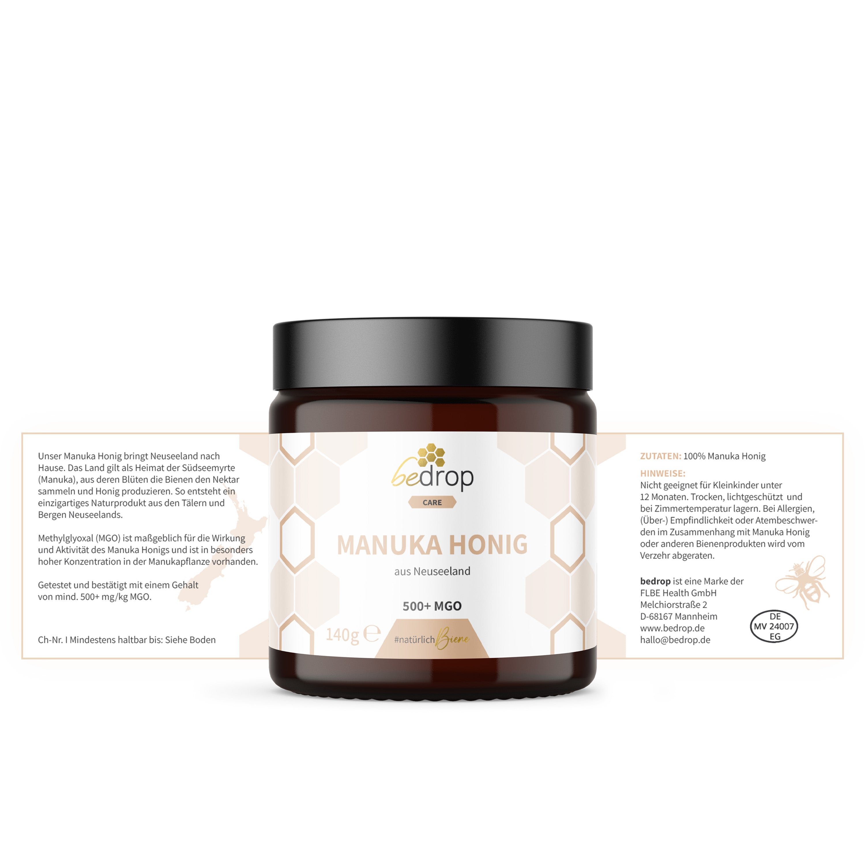 The all-rounder set | propolis capsules & 20% tincture + royal jelly capsules & pure/fresh + manuka honey