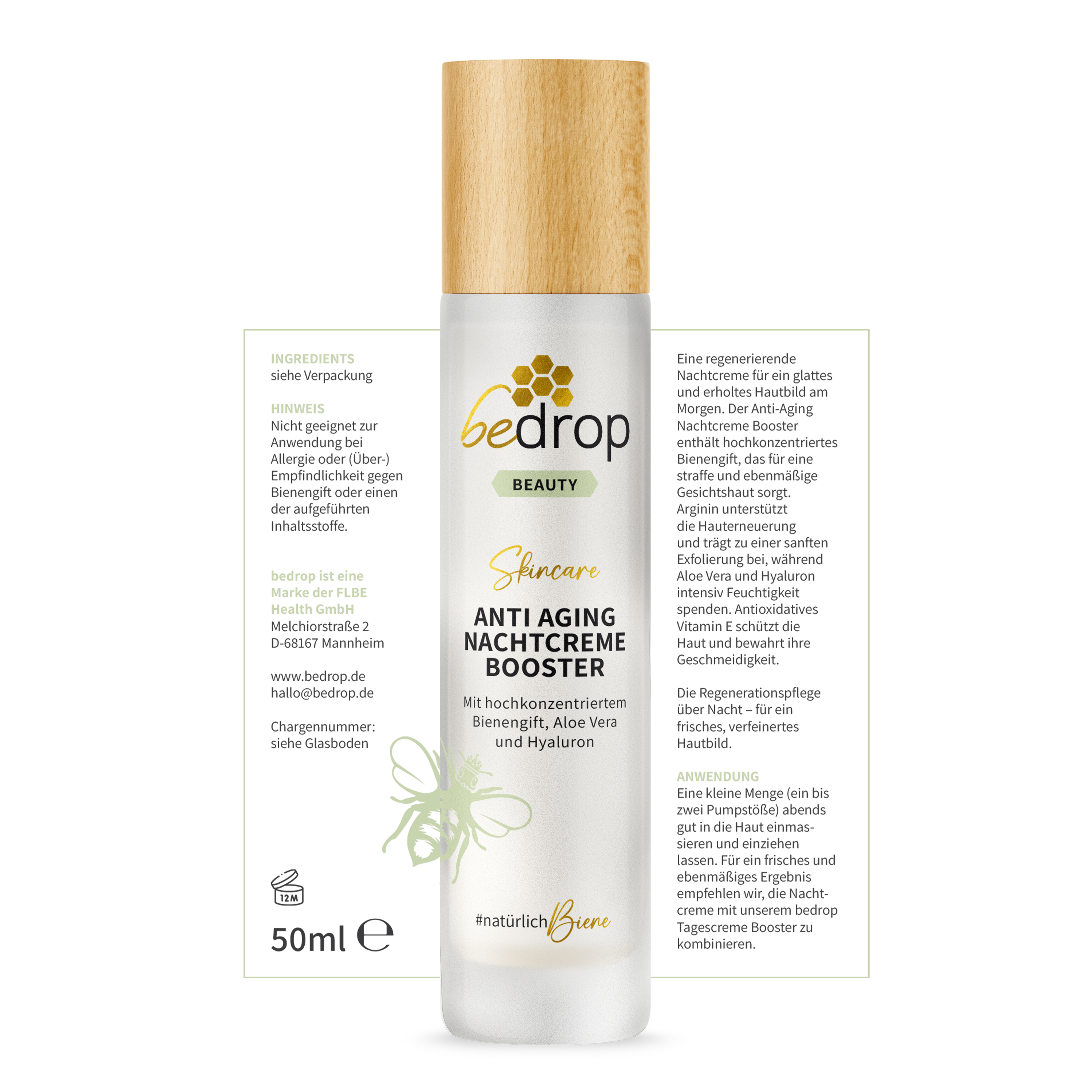 DAY CREAM BOOSTER / Face cream with high-quality royal jelly and niacinamide - 50ml