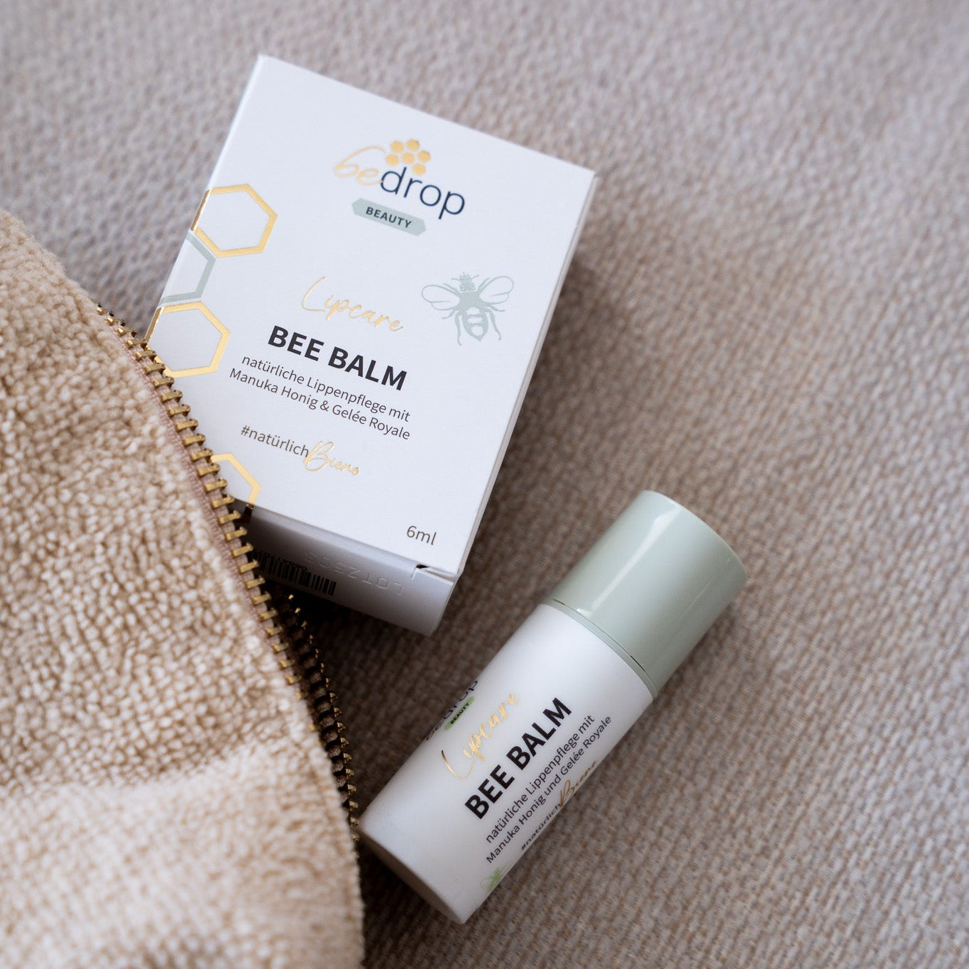 Bee Balm - natural lip balm with manuka honey, royal jelly & retinol