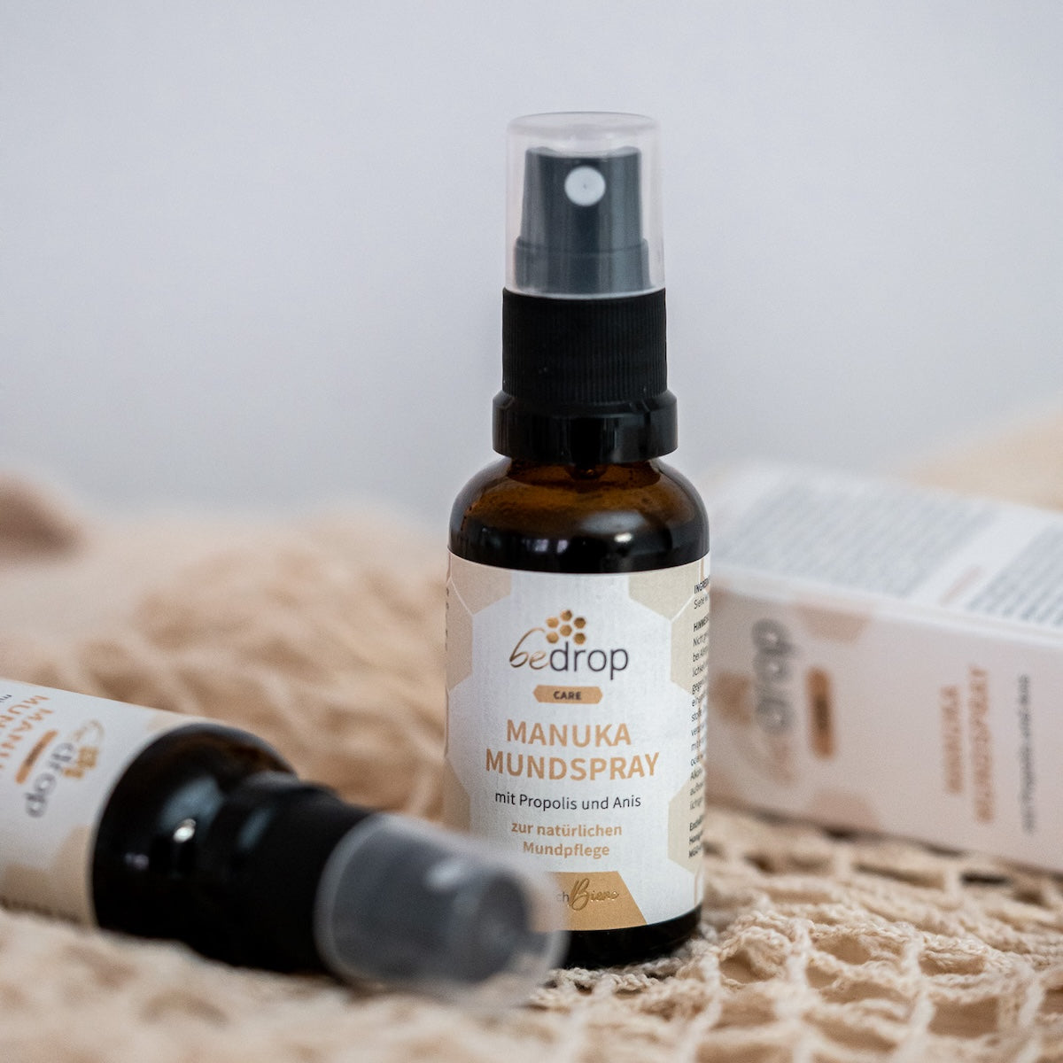 Value set: 3x propolis throat spray / mouth spray with manuka honey & aniseed - 30ml in a set of 3