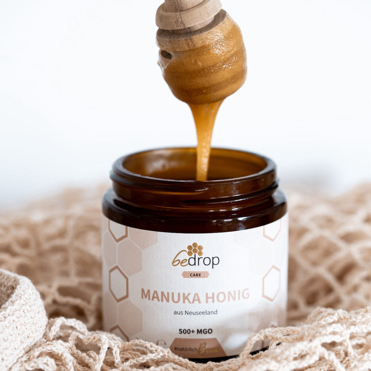 Bee's childhood set | flower pollen powder, propolis tincture alcohol-free 10% and manuka honey