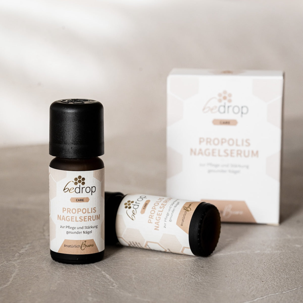 Value set: 3x propolis nail serum - nail care with high-dose propolis & 4 essential oils - 10ml