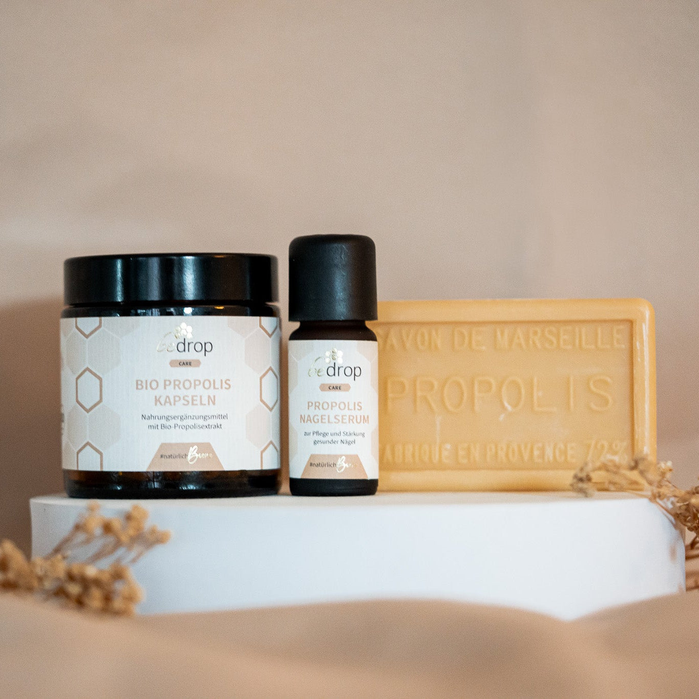 Nail Care Set | Propolis Nail Serum, Capsules & Propolis Honey Soap