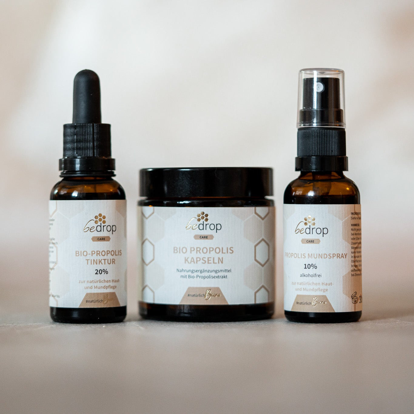 Propolis starter set | spray, 20% tincture & capsules | for children & adults