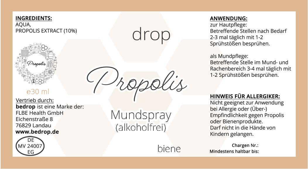 Animal Set | Propolis Spray (alcohol-free) & Manuka Honey MGO 500+