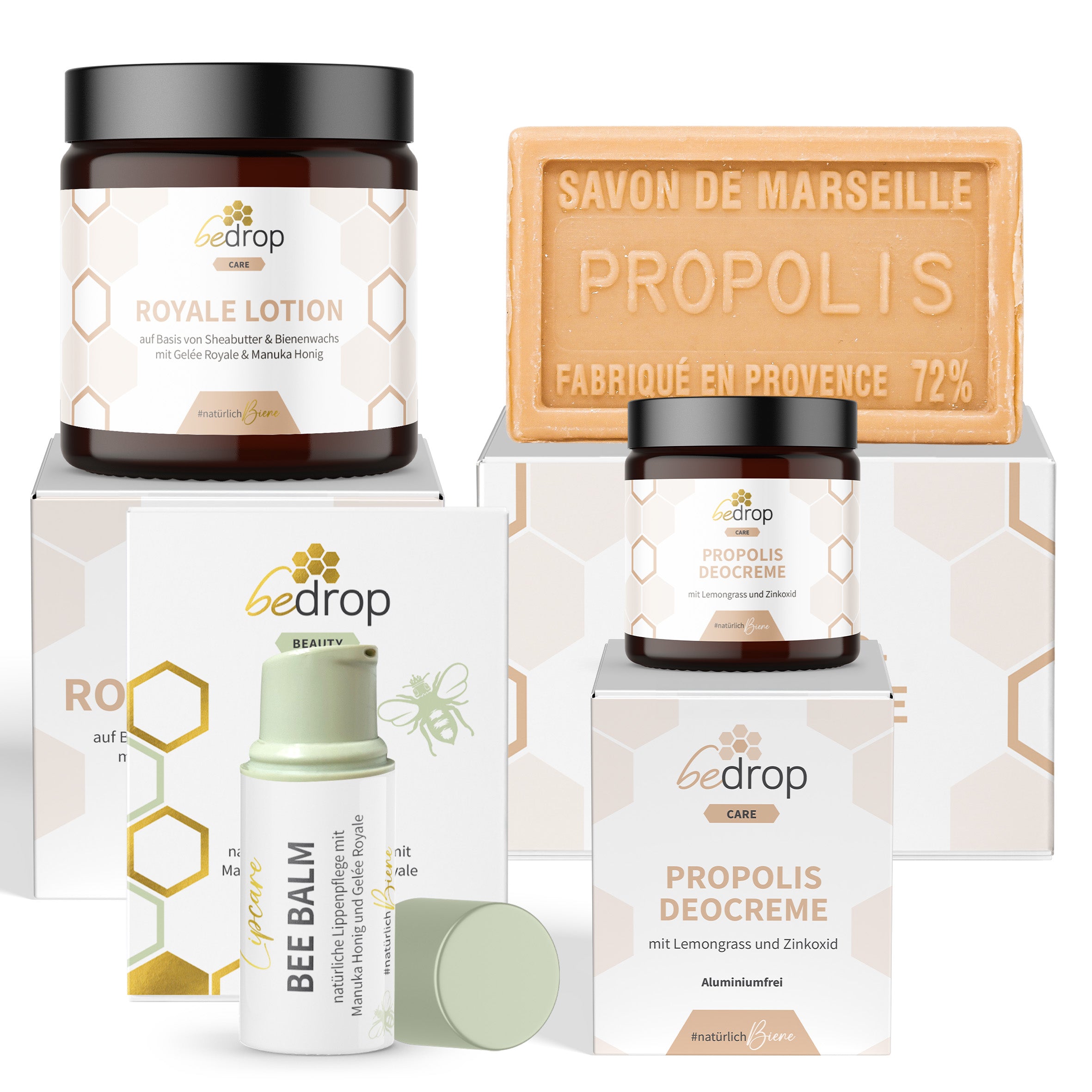 Summer Care Set | Bee Balm, Deo Cream, Soap and Royale Lotion