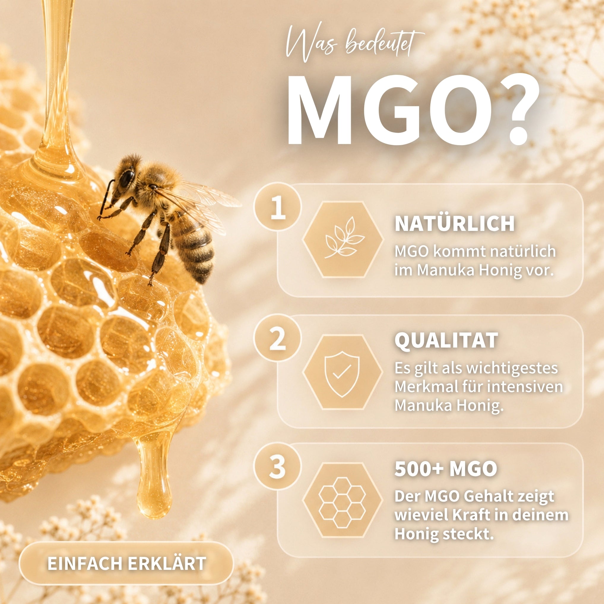 Manuka honey 140g with MGO 500+