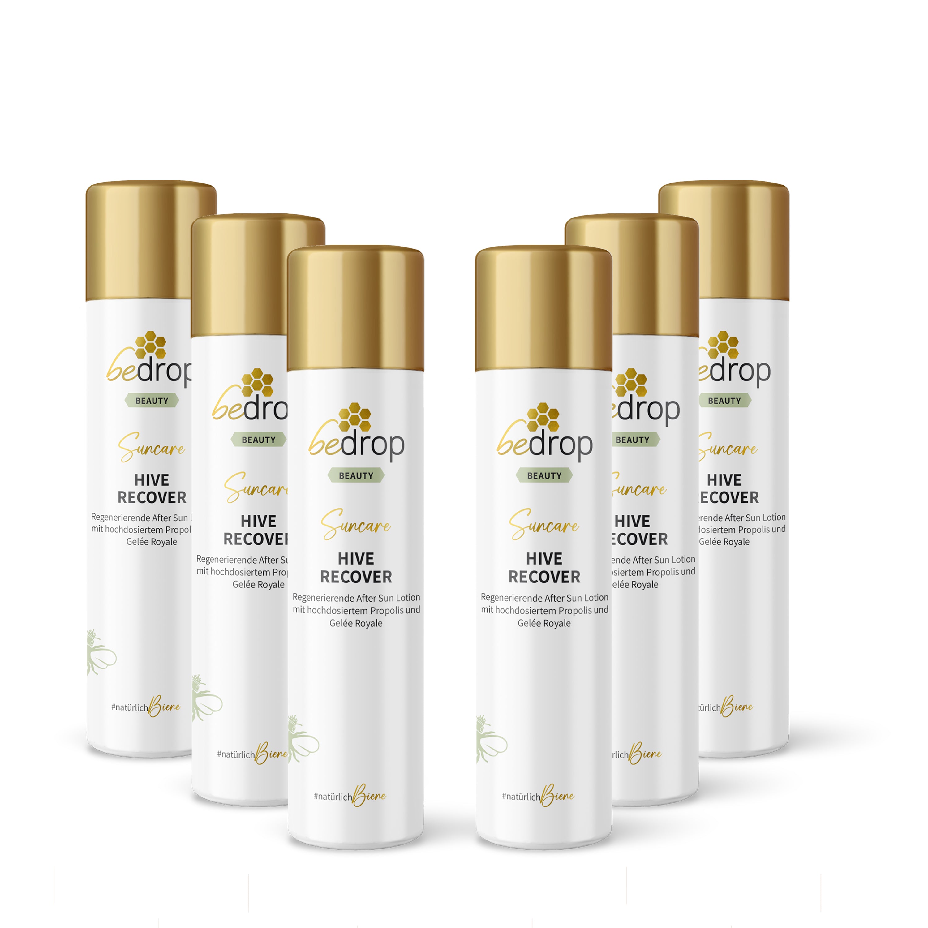 Value set: 6x HIVE RECOVER - regenerating after sun lotion with high-dose royal jelly & propolis - 200ml