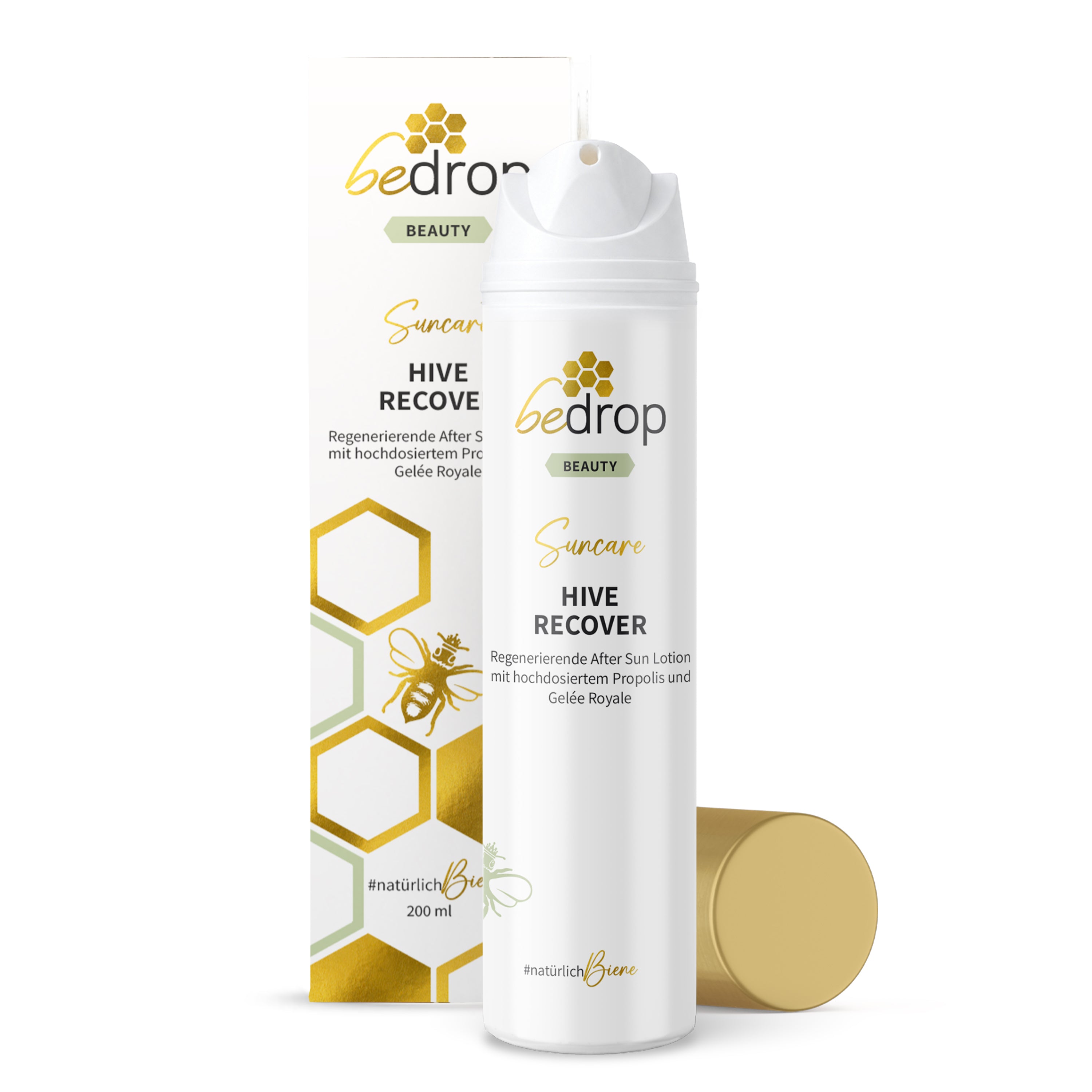 HIVE RECOVER - regenerating after sun lotion with high-dose royal jelly & propolis - 200ml