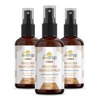 Value set: 3x propolis throat spray / mouth spray with manuka honey & aniseed - 30ml in a set of 3