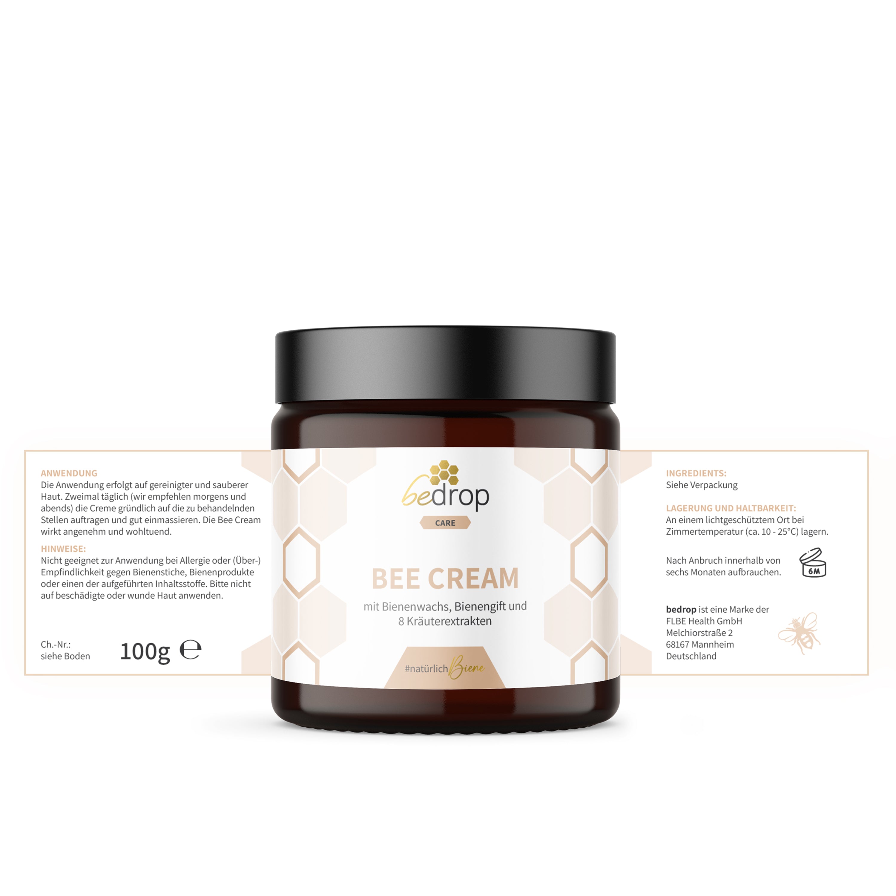 Anti-ageing set (large)| Bee Cream (bee venom ointment) + royal jelly capsules + BeeBalm for lips & mouth wrinkles