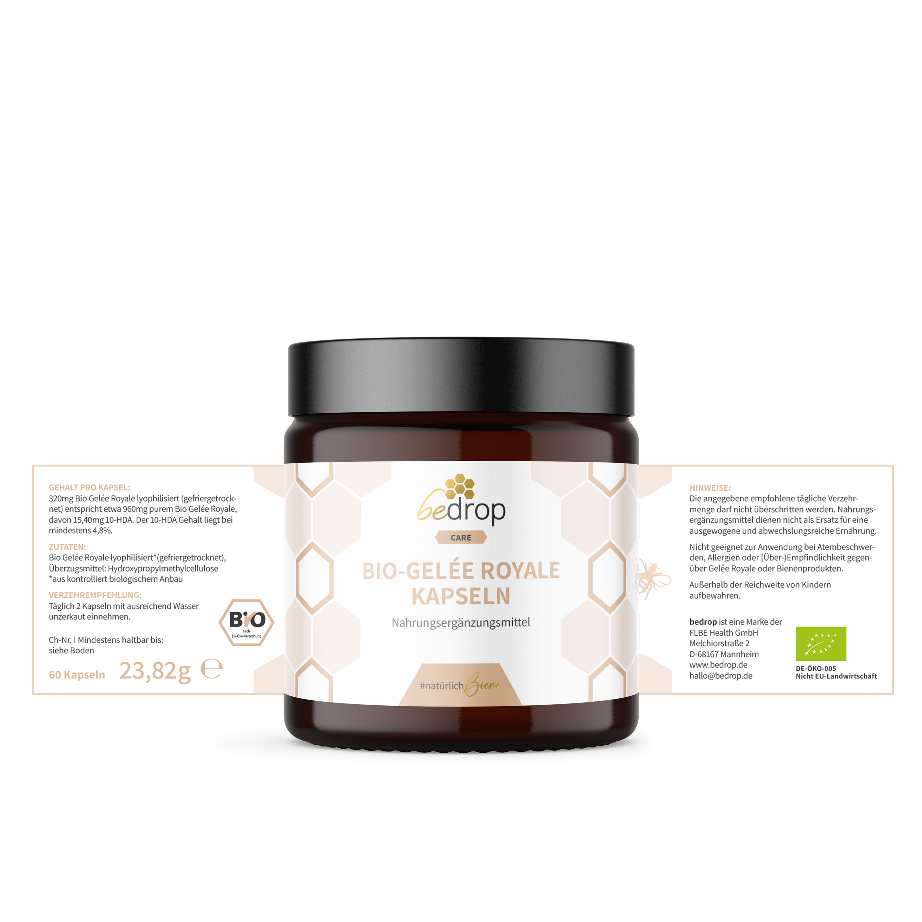 The all-rounder set | propolis capsules & 20% tincture + royal jelly capsules & pure/fresh + manuka honey