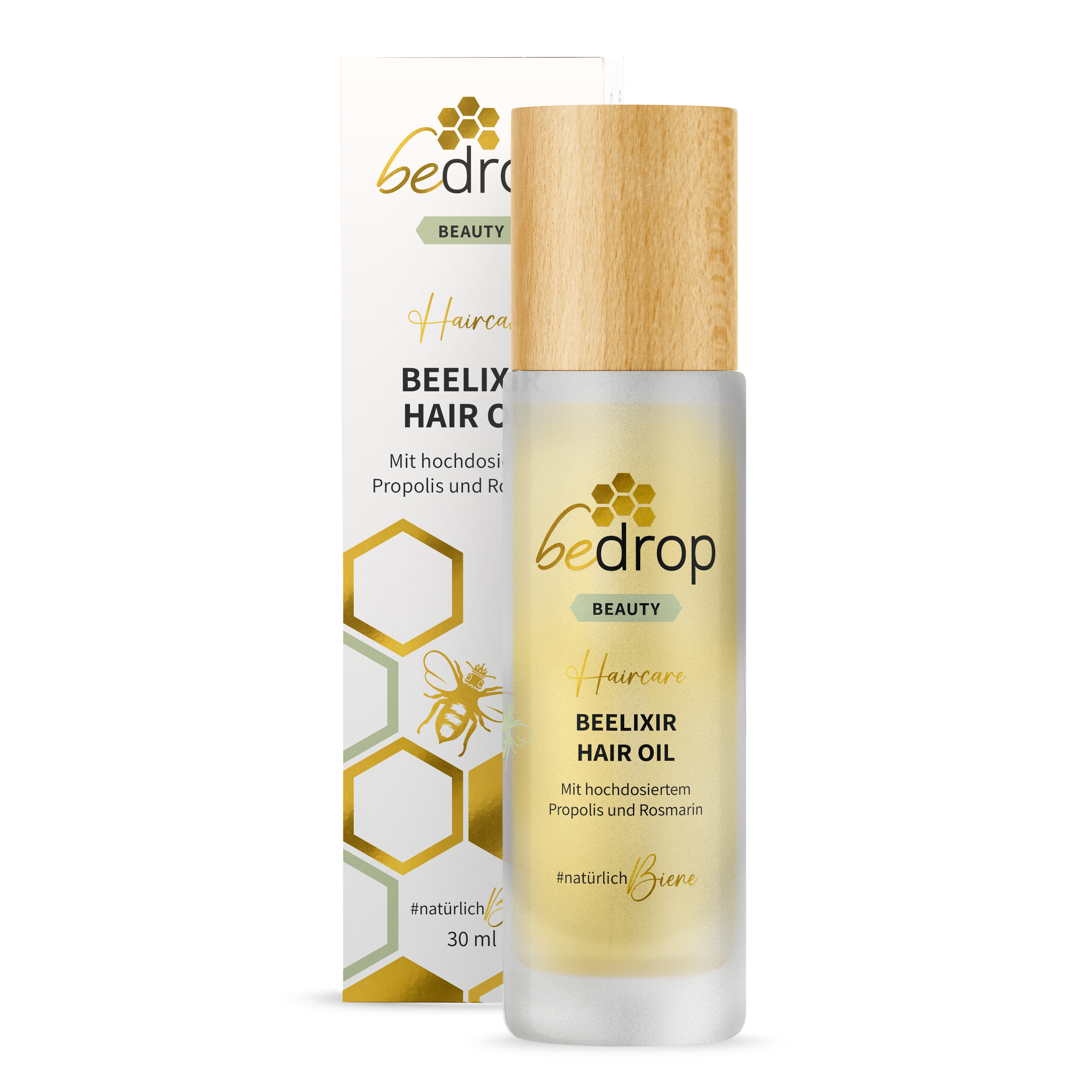 BEELIXIR HAIR OIL / Hair oil with manuka honey, propolis and rosemary extract - 30ml