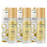 Value set: 3x BEELIXIR HAIR OIL / hair oil with manuka honey, propolis and rosemary extract - 30ml