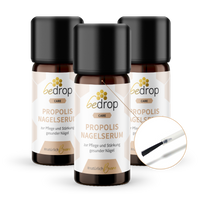 Value set: 3x propolis nail serum - nail care with high-dose propolis & 4 essential oils - 10ml