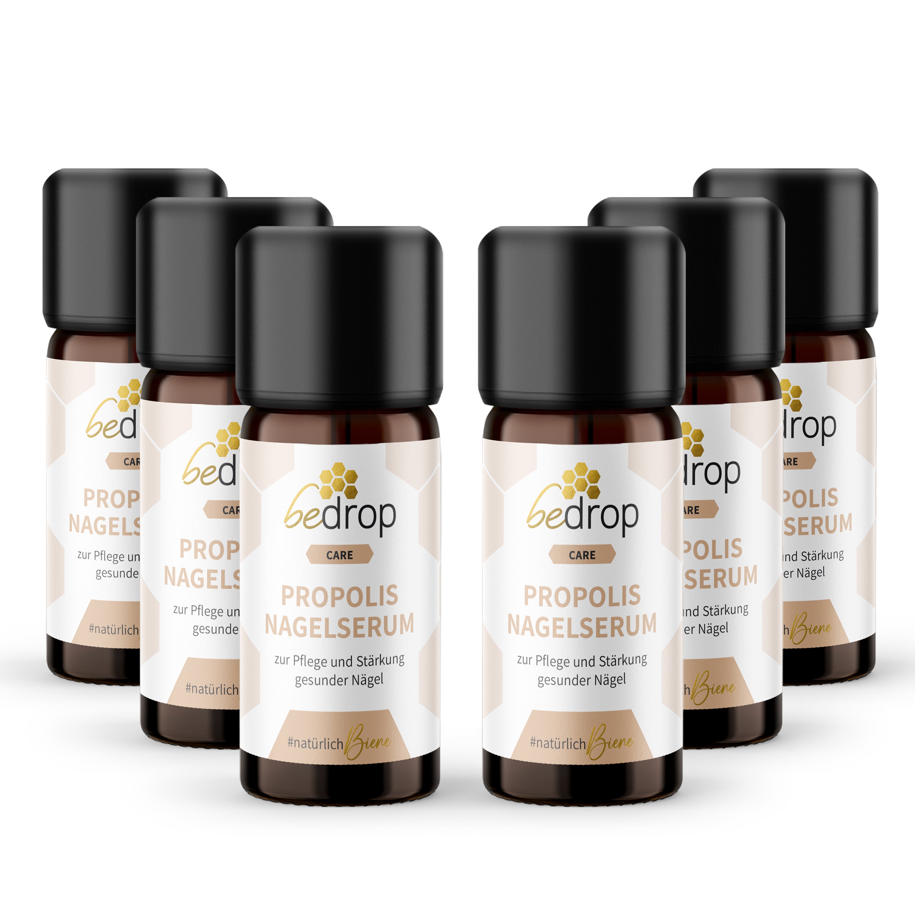 Value set: 3x propolis nail serum - nail care with high-dose propolis & 4 essential oils - 10ml