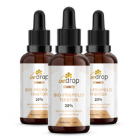 Value set: 3x propolis extract tincture with pipette 20% - 30ml in a set of 3