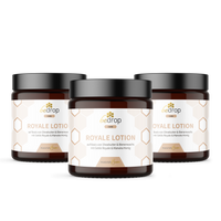 Value set: 3x Royale Lotion body lotion with royal jelly, shea butter and acacia honey in a set of 3