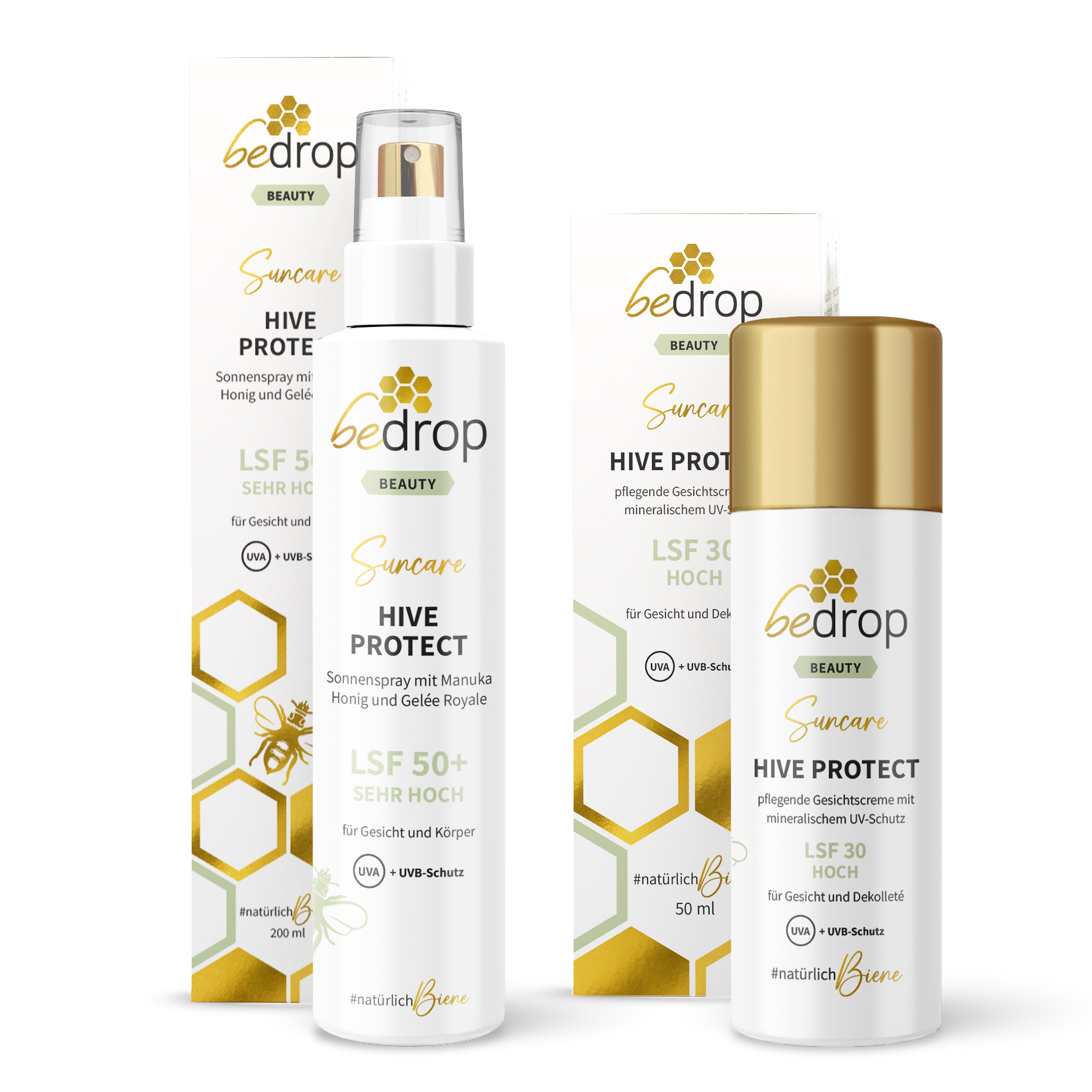 Sun Protection Set: Hive Protect Sun Spray SPF 50+ & Hive Protect SPF 30