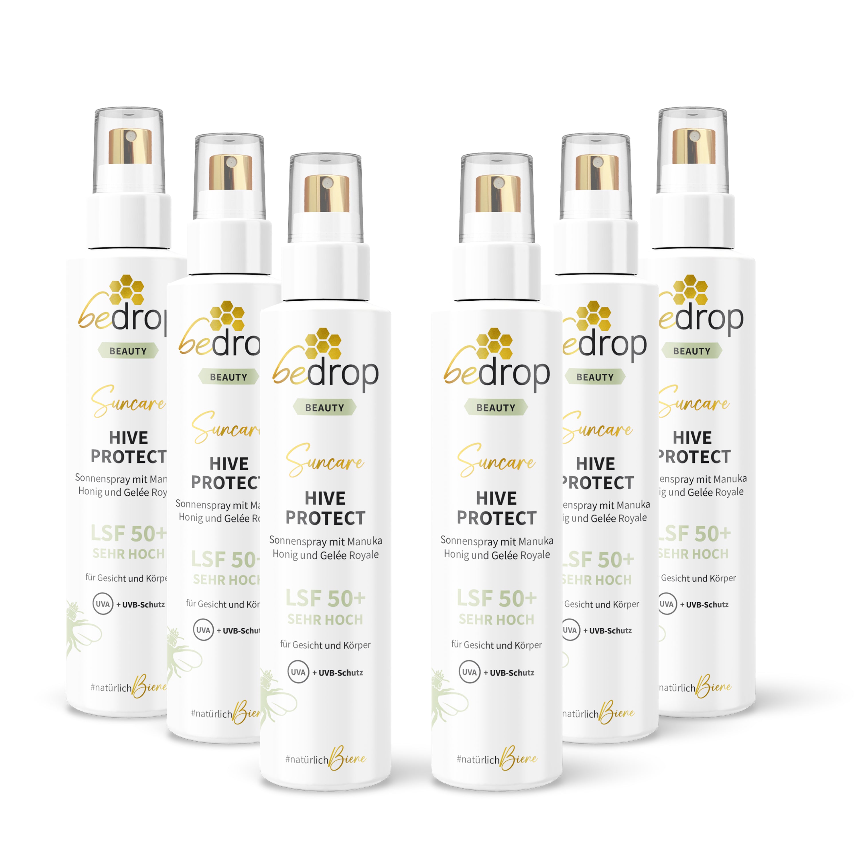 Value set: 3x HIVE PROTECT SPF 50+ - Sun spray with manuka honey and royal jelly - 200ml