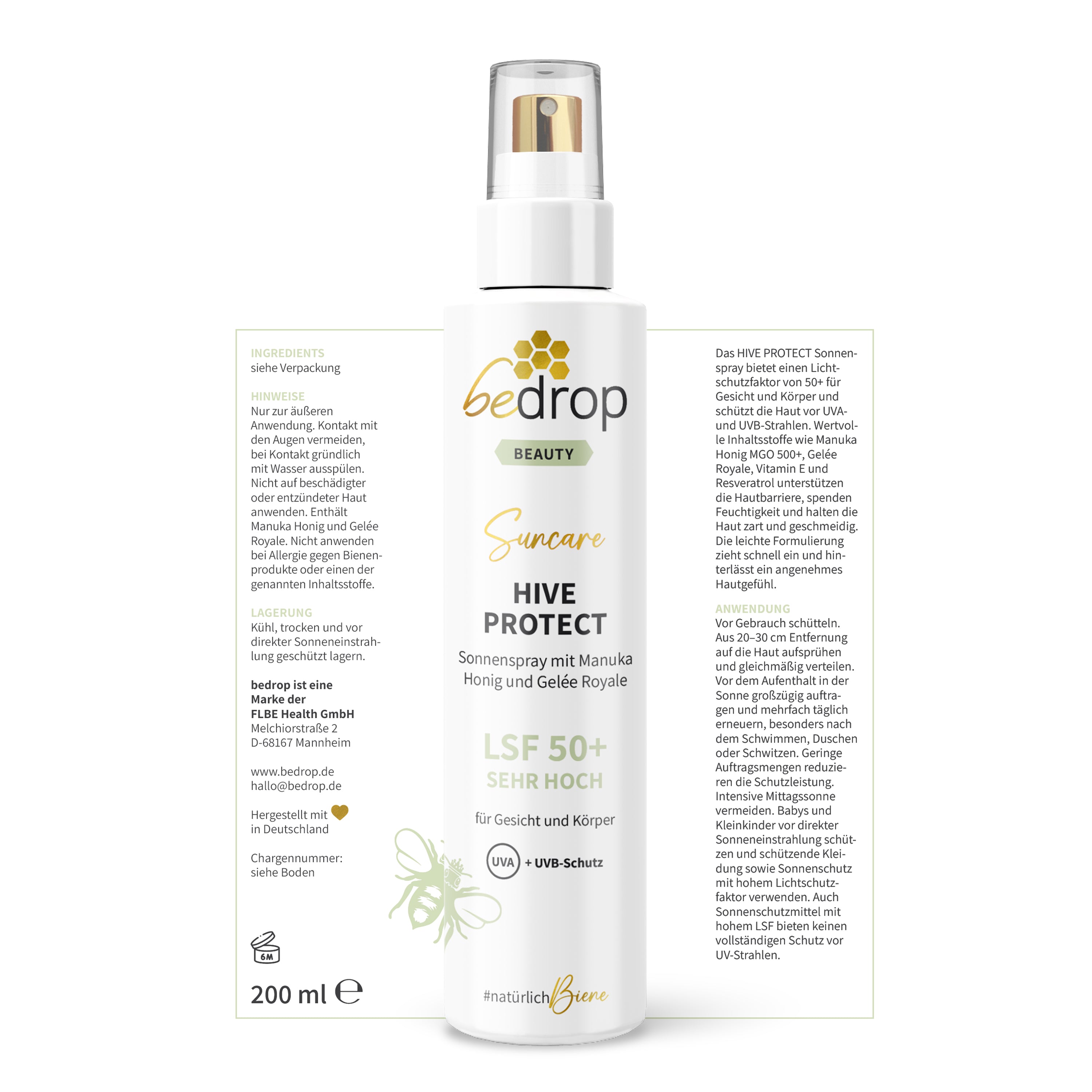Sun Protection Set: Hive Protect Sun Spray SPF 50+ & Hive Protect SPF 30