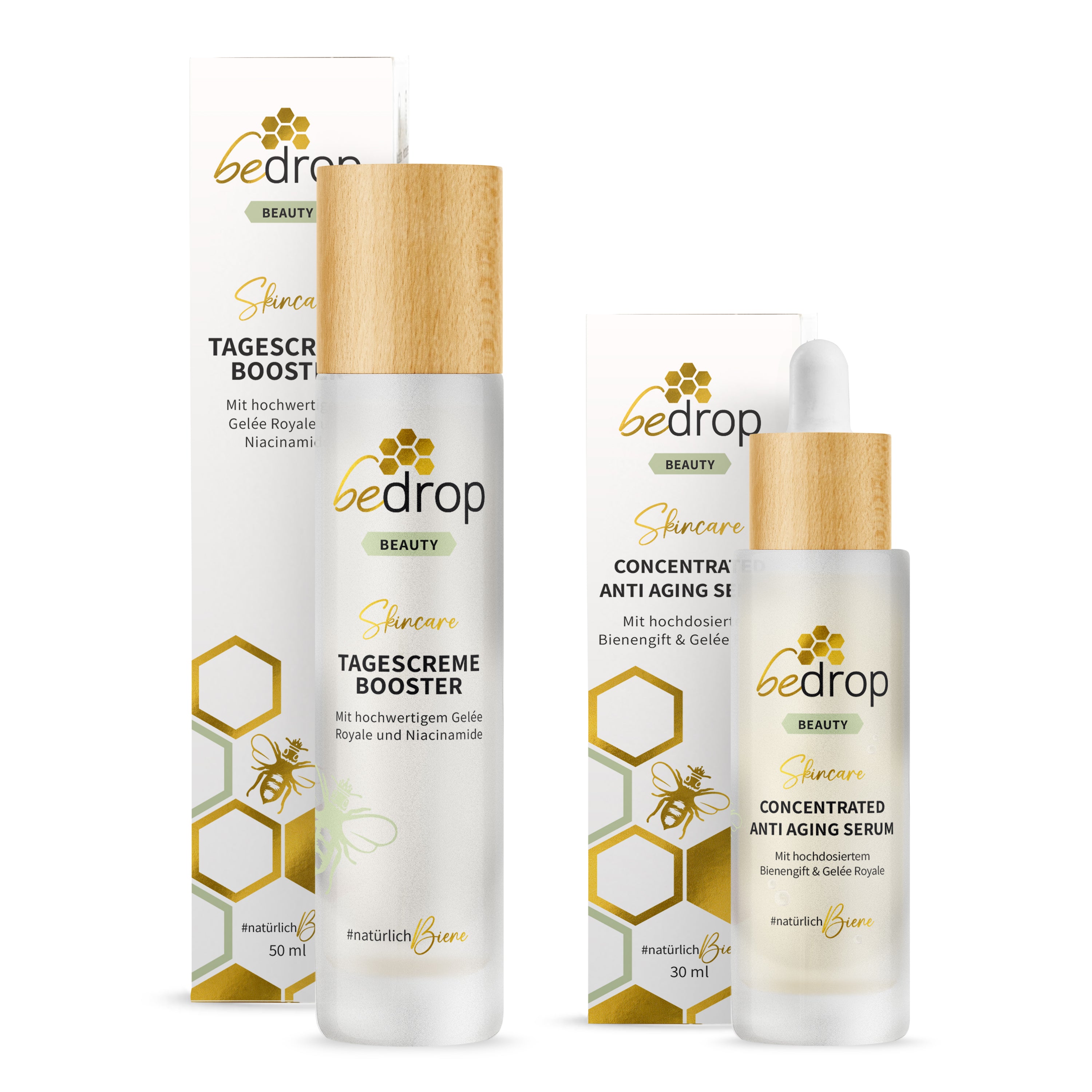 Skin Care Set | CONCENTRATED Anti-Aging Serum & Day Cream Face Cream Booster