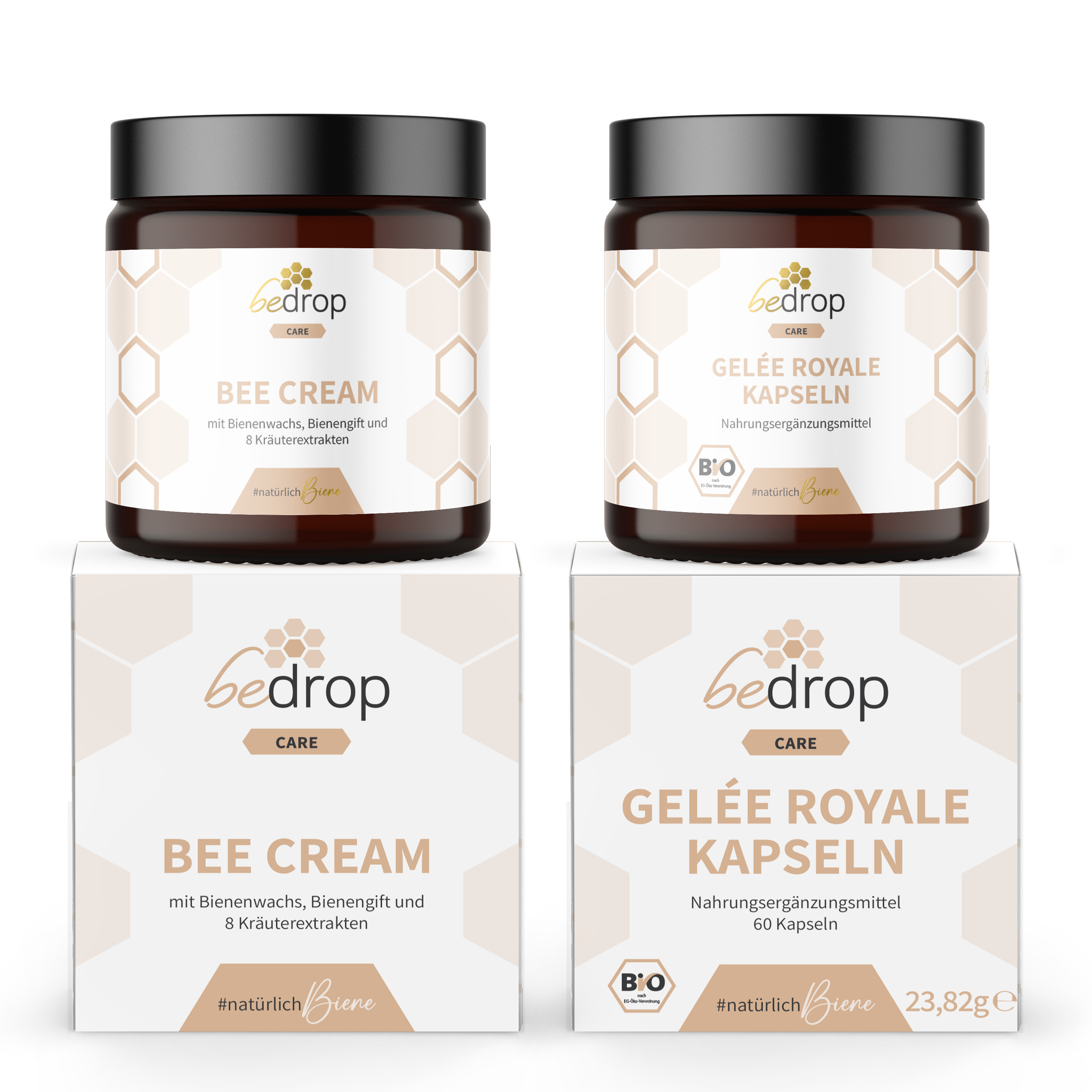Anti-aging set | Bee Cream (bee venom ointment) + royal jelly capsules
