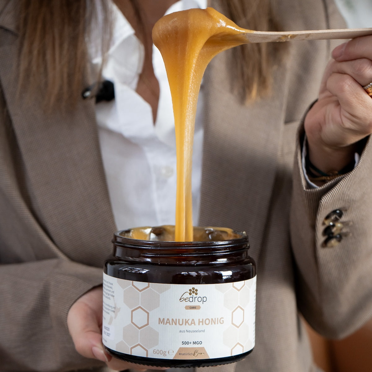 XXL Manuka honey 600g with MGO 500+ storage jar