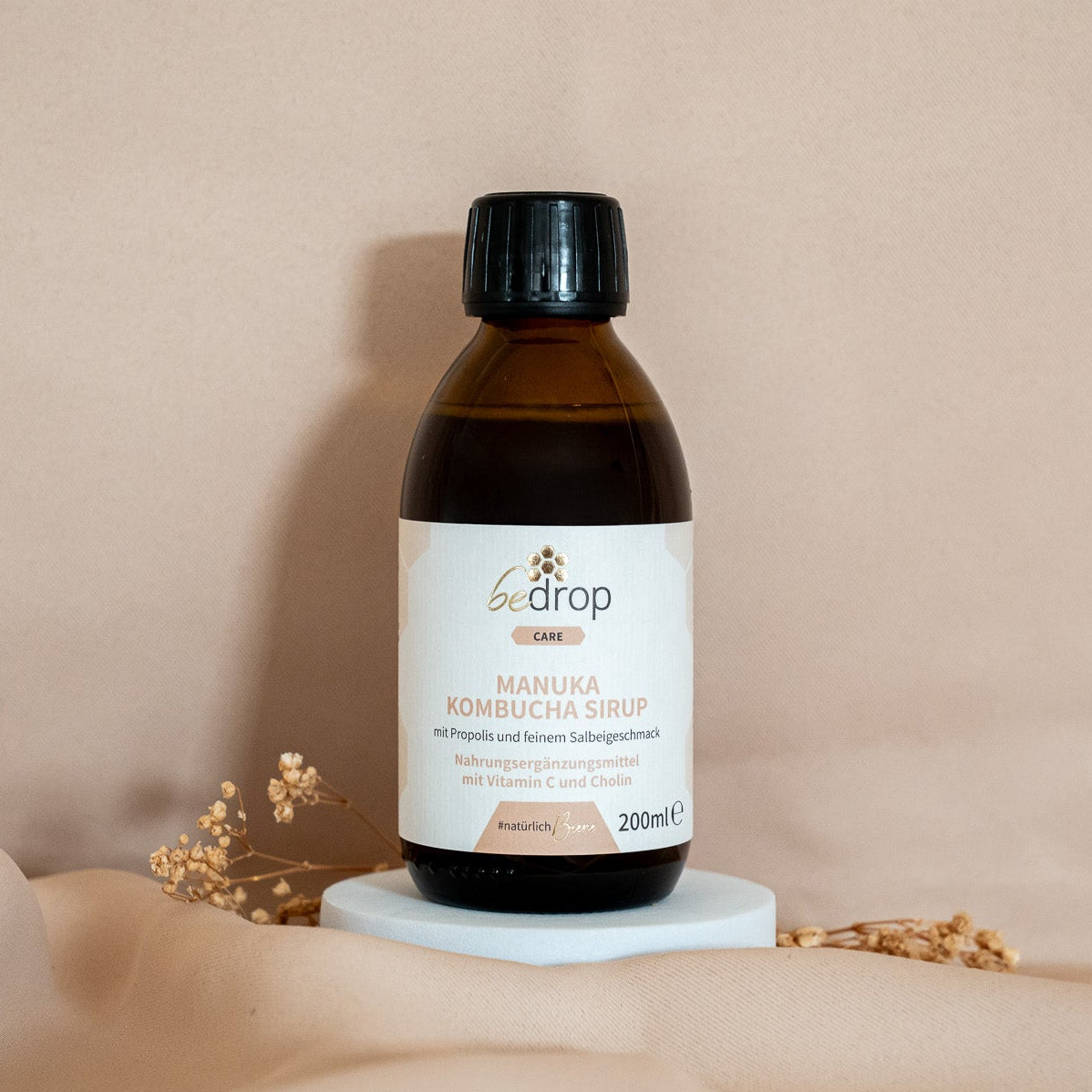 Manuka Kombucha syrup with propolis & fine sage flavor - 200ml