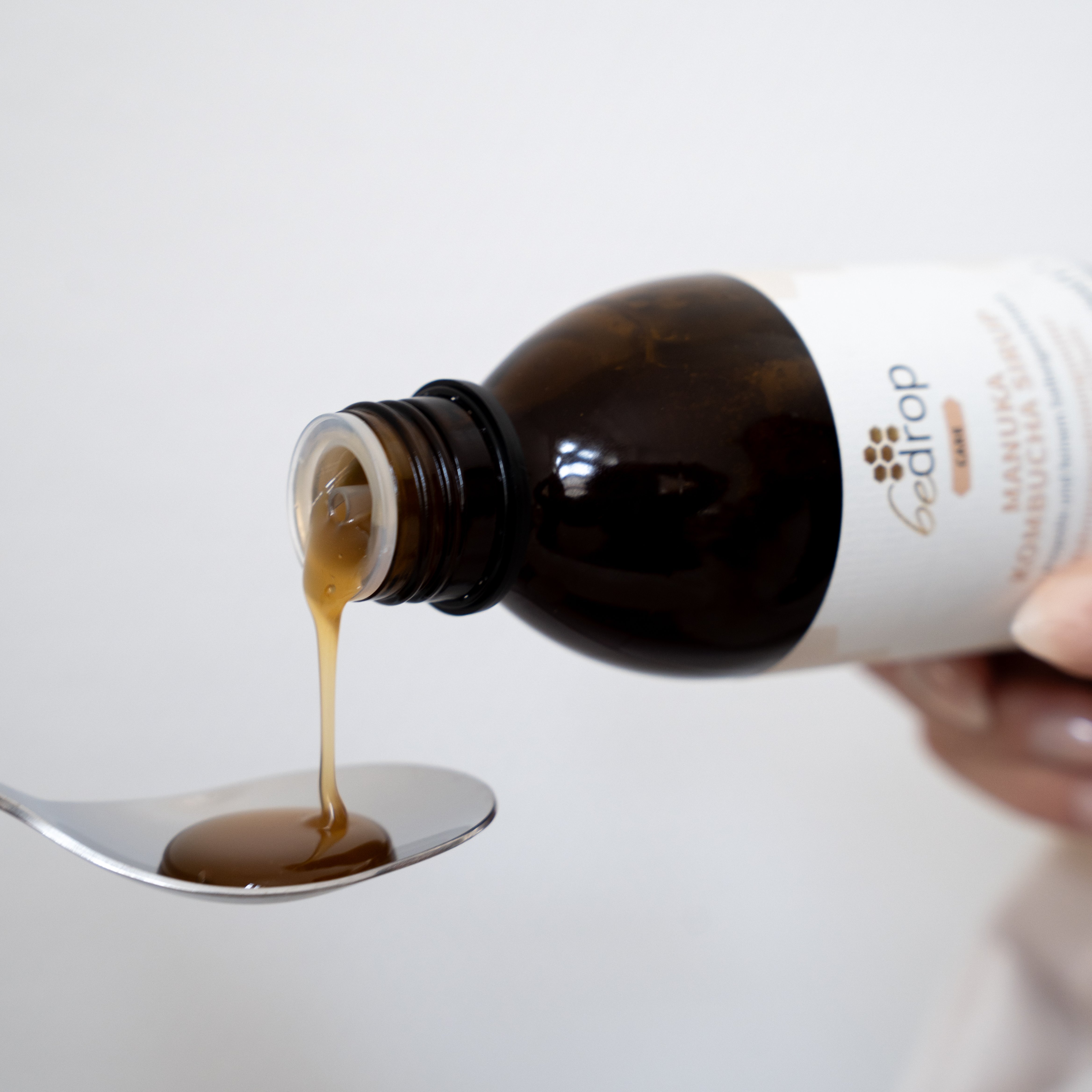 Value set: 3x Manuka Kombucha syrup with propolis & fine sage flavor - 3x 200ml