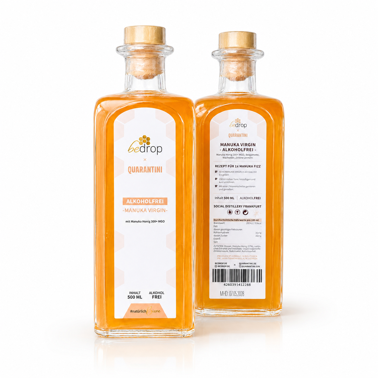 MANUKA VIRGIN - Alcohol-Free - bedrop x Quarantini / 500 ml