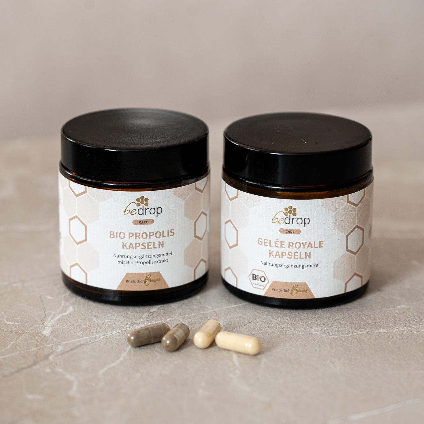 Propolis & royal jelly capsules in a set | 2x 60 capsules (100% beekeeper quality)