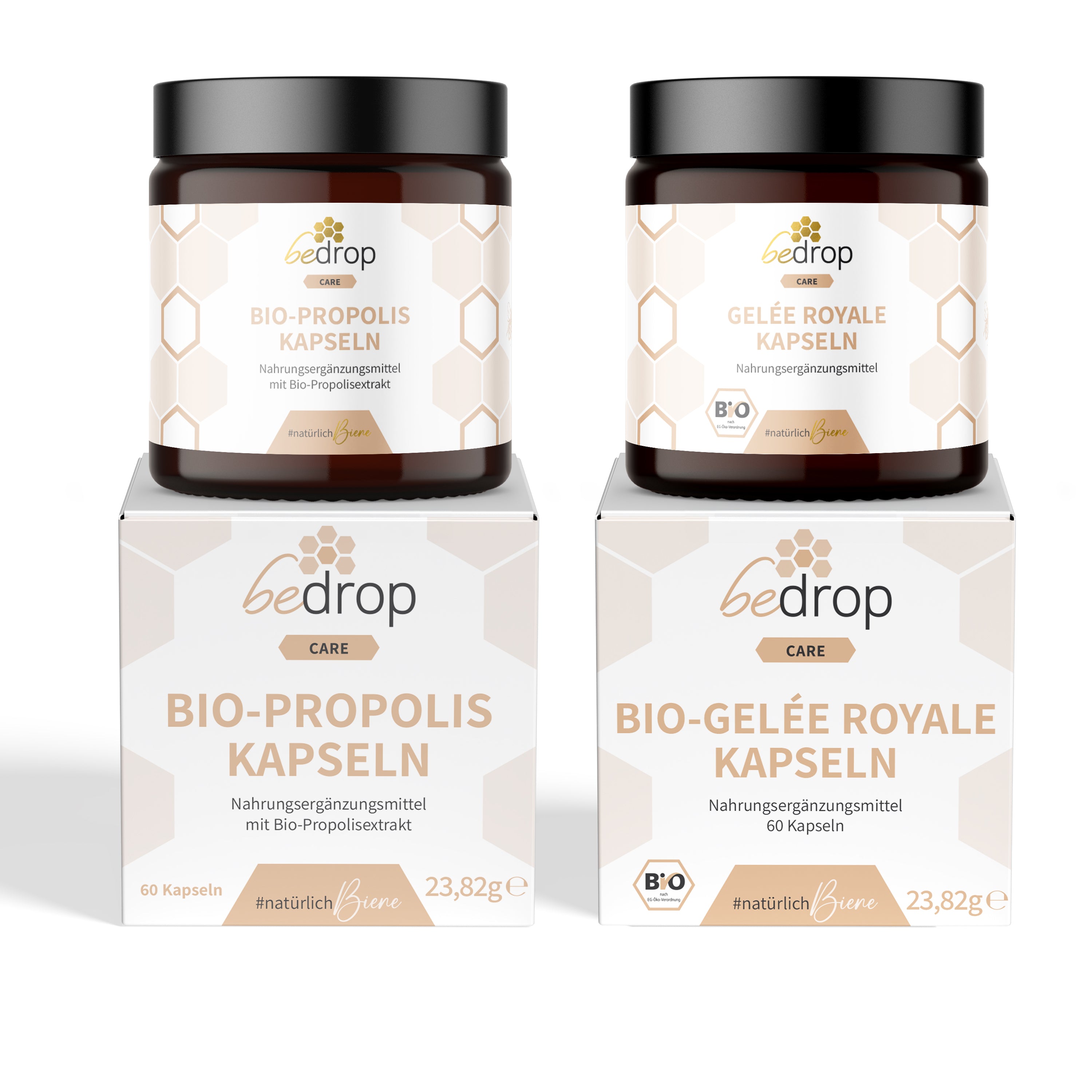 Propolis & royal jelly capsules in a set | 2x 60 capsules (100% beekeeper quality)