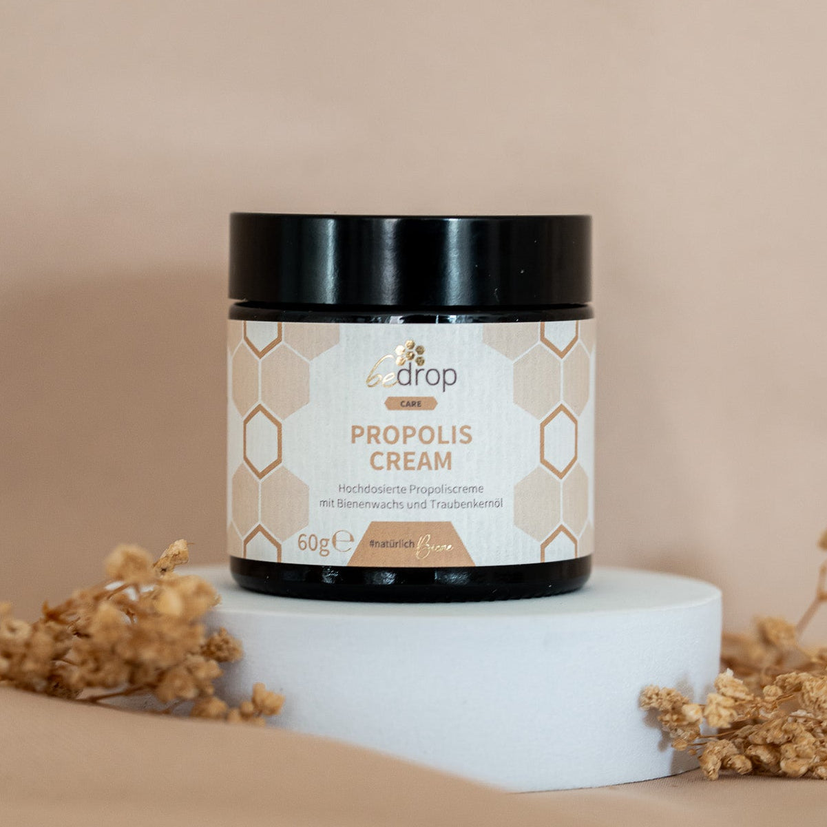 Propolis Cream - high-dose propolis cream with beeswax & grape seed oil - 60g