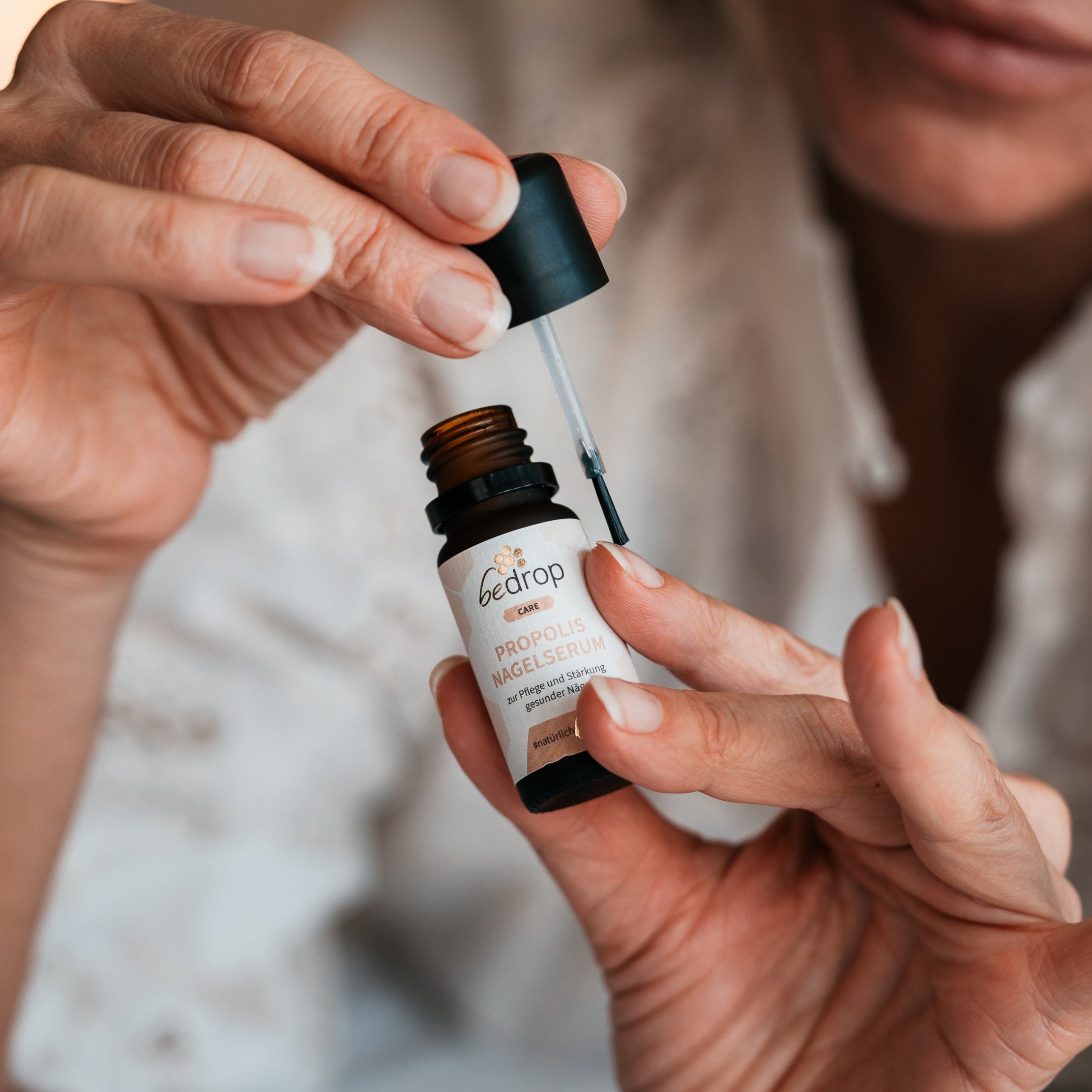 Value set: 3x propolis nail serum - nail care with high-dose propolis & 4 essential oils - 10ml