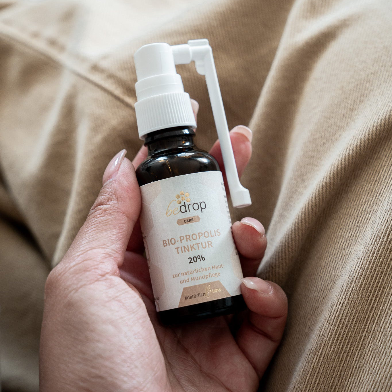 Adapter for propolis tinctures & mouth spray (precise application)