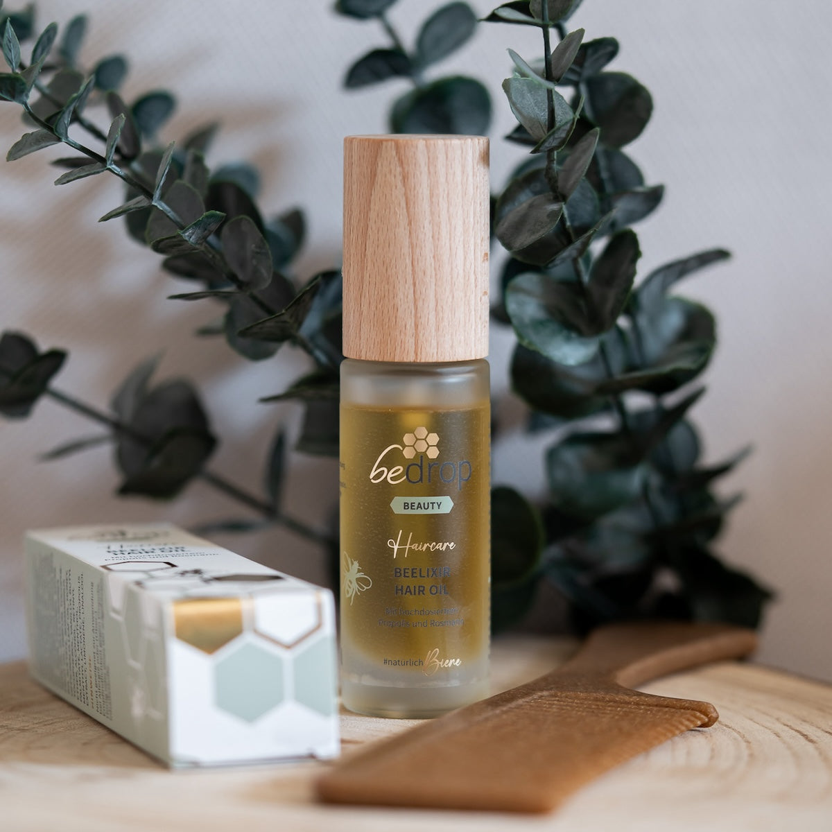 Value set: 3x BEELIXIR HAIR OIL / hair oil with manuka honey, propolis and rosemary extract - 30ml